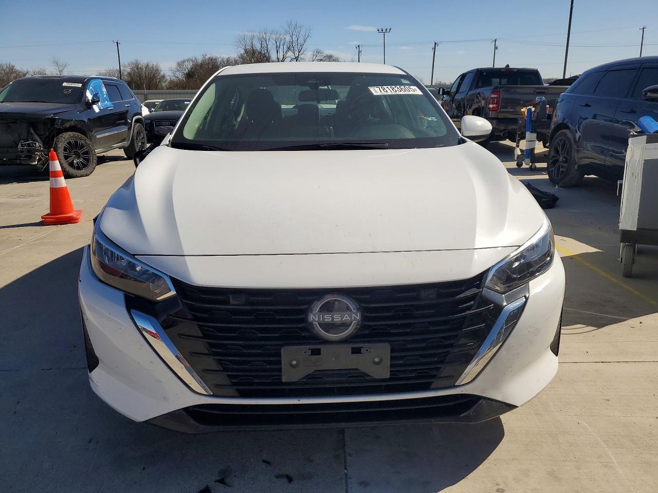 2024 Nissan Sentra VIN 3N1AB8CV6RY303987 COPART salvage auction — Front End, TX - SALVAGE VEHICLE TITLE, sold $4,850 on 2026-07-09 (photo 5)