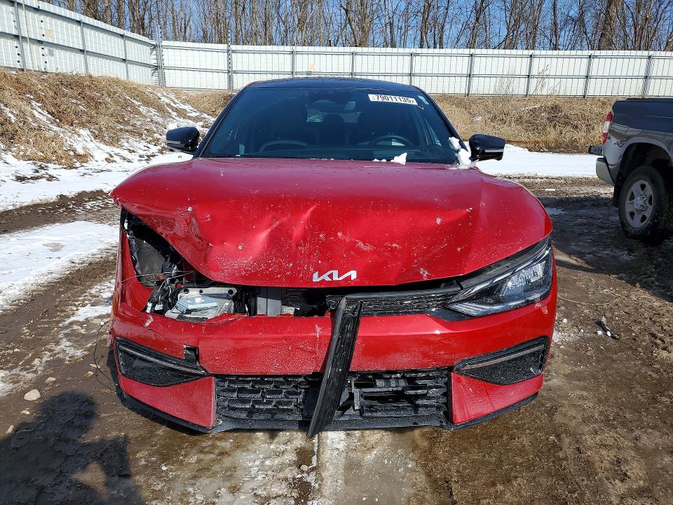 2024 Kia Ev6 VIN KNDC4DLC9R5221143 COPART salvage auction — FRONT END, Mi - Certificate Of Title, sold $300 on 2026-07-01 (photo 5)