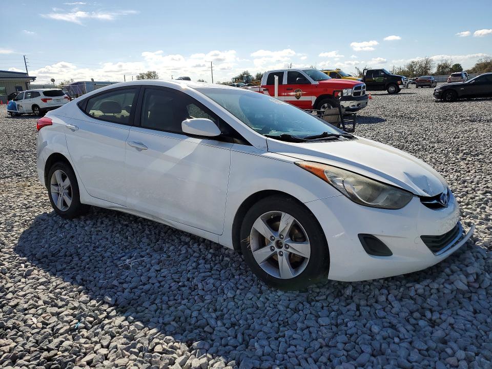 2013 Hyundai Elantra VIN 5NPDH4AE6DH240481 COPART salvage auction — FRONT END, Fl - Cert Of Title Slvg Rebuildable, sold $625 on 2026-07-28 (photo 4)