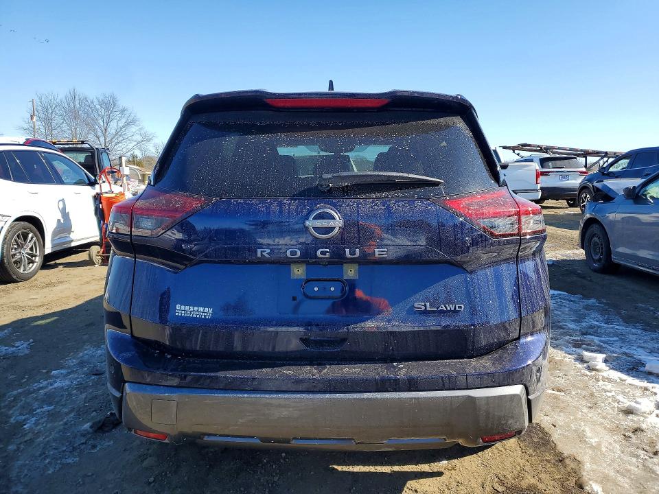 2024 Nissan Rogue VIN JN8BT3CB4RW174070 COPART salvage auction — FRONT END, Nj - Cert Of Title-Salvage, sold $7,500 on 2026-07-13 (photo 6)