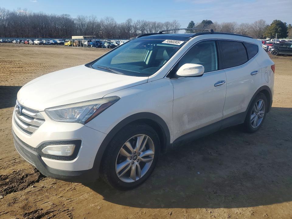 2015 Hyundai Santa fe VIN 5XYZWDLA5FG258387 COPART salvage auction — REAR END, Ar - Cert Of Title-Salvage, sold $1,000 on 2026-07-08 (photo 1)