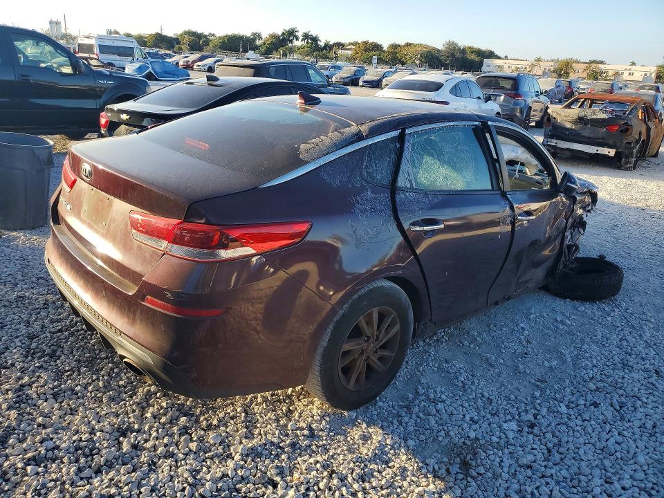 2020 Kia Optima VIN 5XXGT4L32LG428318 COPART salvage auction — NORMAL WEAR, Fl - Cert Of Title-Flood & Rebuilt (P), sold $1,750 on 2026-07-28 (photo 3)