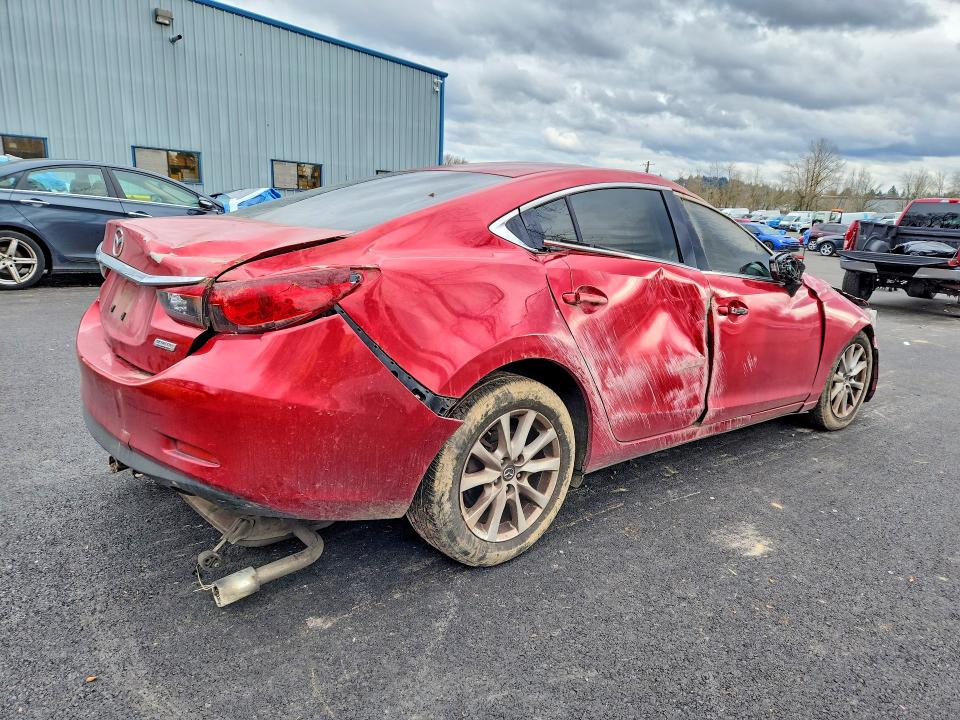 2016 Mazda 6 VIN JM1GJ1U56G1446262 COPART salvage auction — ROLLOVER, Or - Salvage Title Certificate, sold $450 on 2026-07-08 (photo 3)