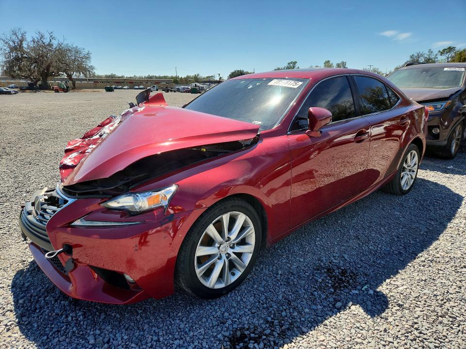 2015 Lexus Is VIN JTHBF1D27F5045536 COPART salvage auction — FRONT END, Salvage Title, sold $1,650 on 2026-07-10 (photo 1)