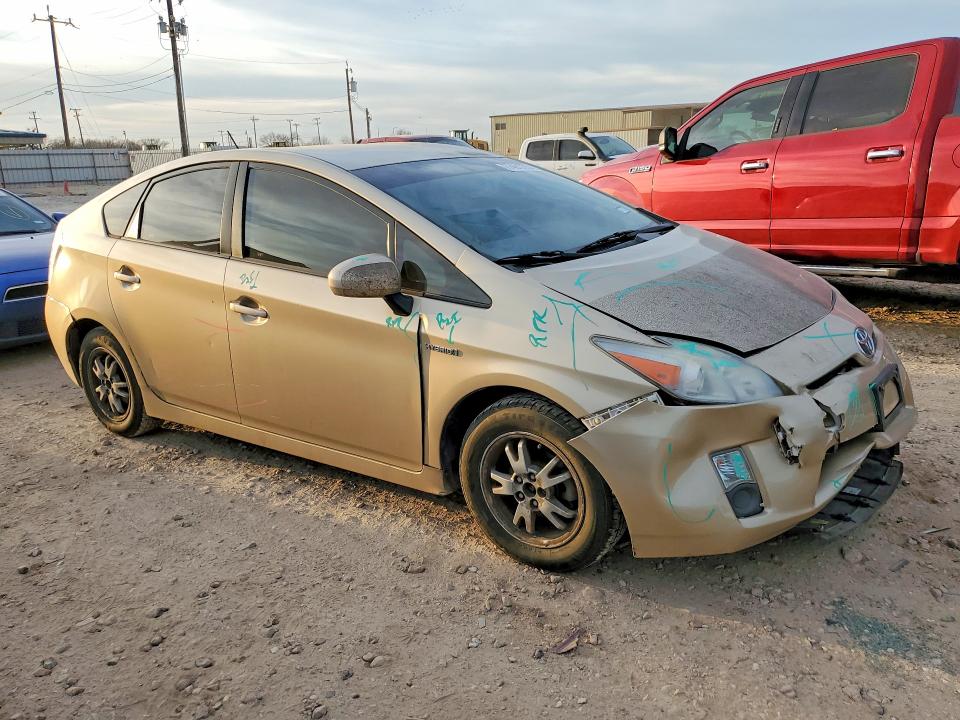2010 Toyota Prius VIN JTDKN3DU3A1033451 COPART salvage auction — FRONT END, Tx - Salvage Vehicle Title, sold $3,000 on 2026-07-09 (photo 4)