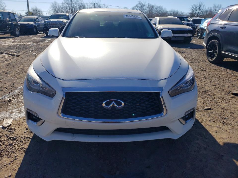 2018 Infiniti Q50 VIN JN1EV7AR7JM445751 COPART salvage auction — MINOR DENT/SCRATCHES, Nj - Cert Of Title-Salvage, sold $6,500 on 2026-07-10 (photo 5)