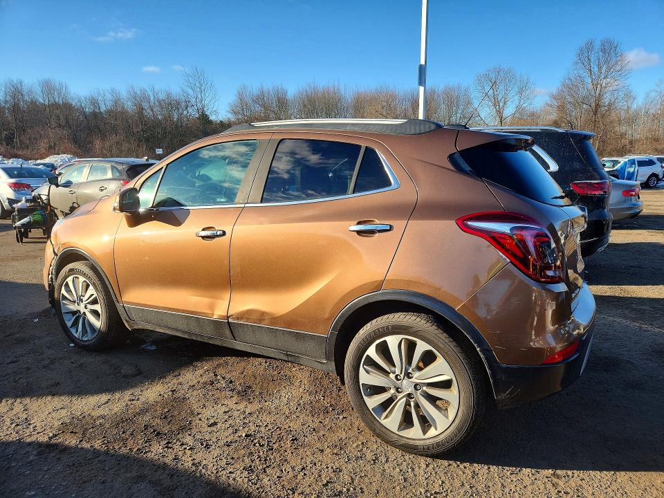 2017 Buick Encore VIN KL4CJASB0HB073264 COPART salvage auction — FRONT END, Ma - Certificate Of Title, sold $1,550 on 2026-07-27 (photo 2)