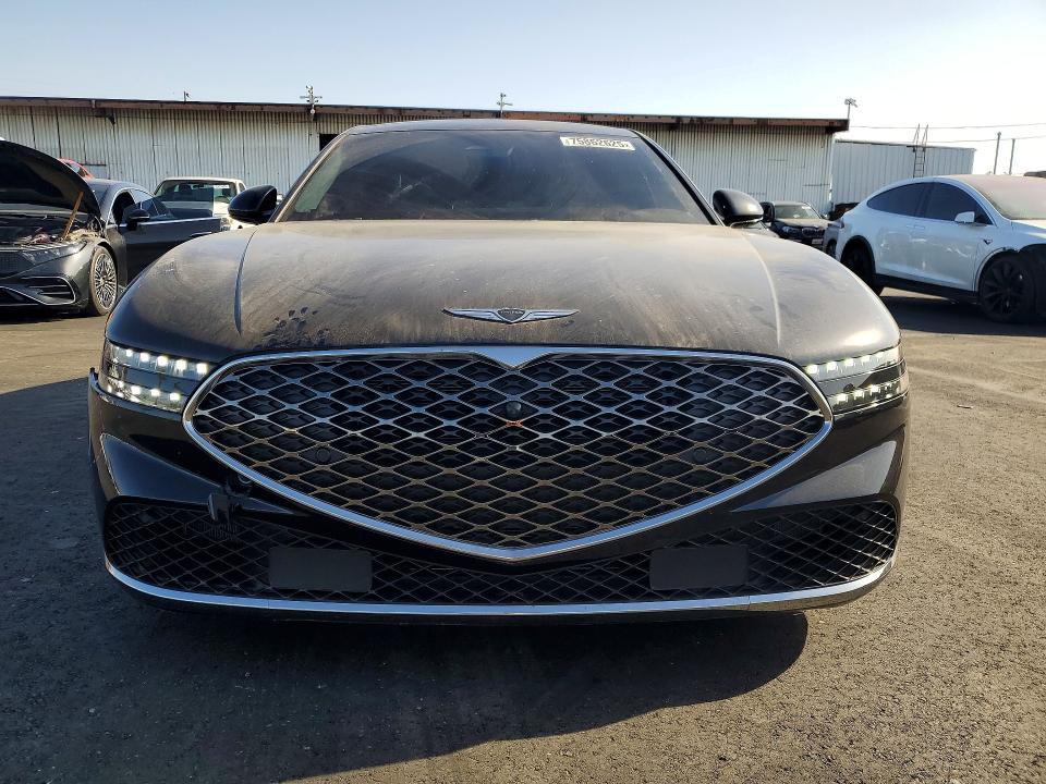 2025 Genesis G90 VIN KMTFC4SD6SU049774 COPART salvage auction — Rear End, CA - SALVAGE CERTIFICATE, sold $41,250 on 2026-03-18 (photo 5)