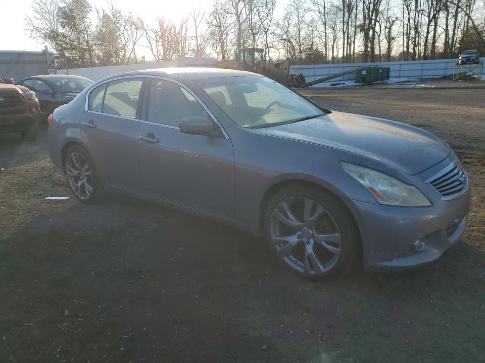 2013 Infiniti G VIN JN1CV6AR4DM766104 COPART salvage auction — MINOR DENT/SCRATCHES, Md - Cert Of Salvage > 75% Damage, sold $1,150 on 2026-07-31 (photo 4)