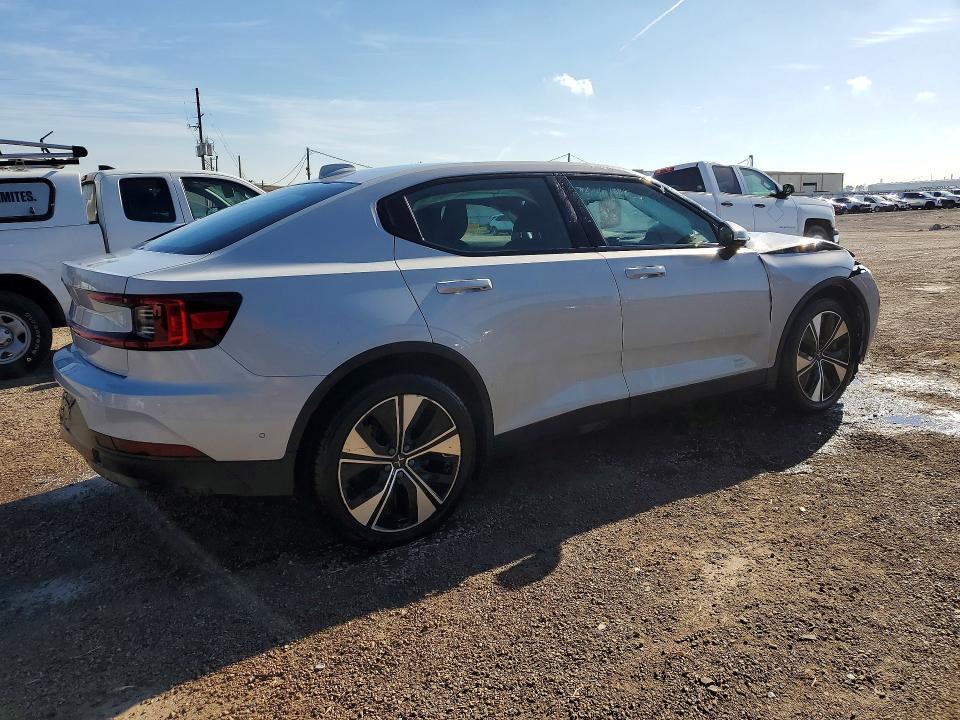 2023 Polestar 2 VIN YSMED3KA6PL138303 COPART salvage auction — FRONT END, TX - SALVAGE VEHICLE TITLE, sold $4,200 on 2026-08-13 (photo 3)