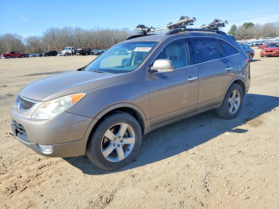 2010 Hyundai Veracruz VIN KM8NU4CCXAU108400 COPART salvage auction — FRONT END, Ar - Cert Of Title-Salvage, sold $1,750 on 2026-07-13 (photo 1)