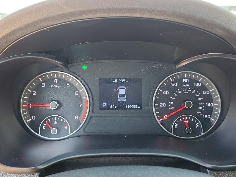2019 Kia Optima VIN 5XXGT4L31KG358762 COPART salvage auction — REAR END, Tx - Salvage Vehicle Title, sold $2,000 on 2026-07-06 (photo 9)