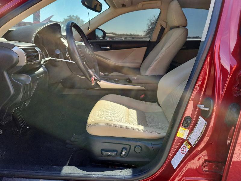 2015 Lexus Is VIN JTHBF1D27F5045536 COPART salvage auction — FRONT END, Salvage Title, sold $1,650 on 2026-07-10 (photo 7)