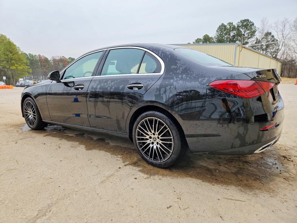 2025 Mercedes-benz C class VIN W1KAF4GB2SR279358 COPART salvage auction — SIDE, NC - CERTIFICATE OF TITLE, sold $18,300 on 2026-07-20 (photo 2)
