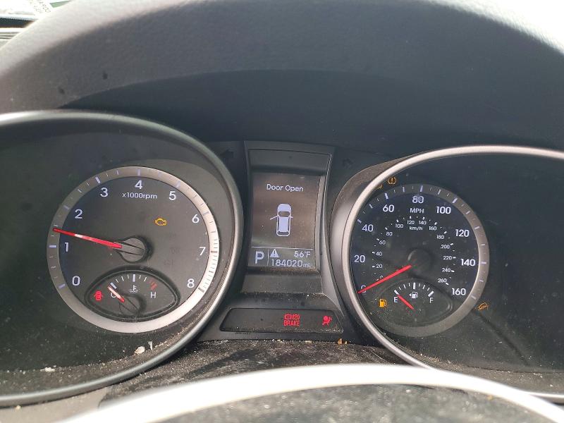 2014 Hyundai Santa fe VIN KM8SM4HF0EU036196 COPART salvage auction — MECHANICAL, Al - Certificate Of Title, sold $1,200 on 2026-07-16 (photo 9)