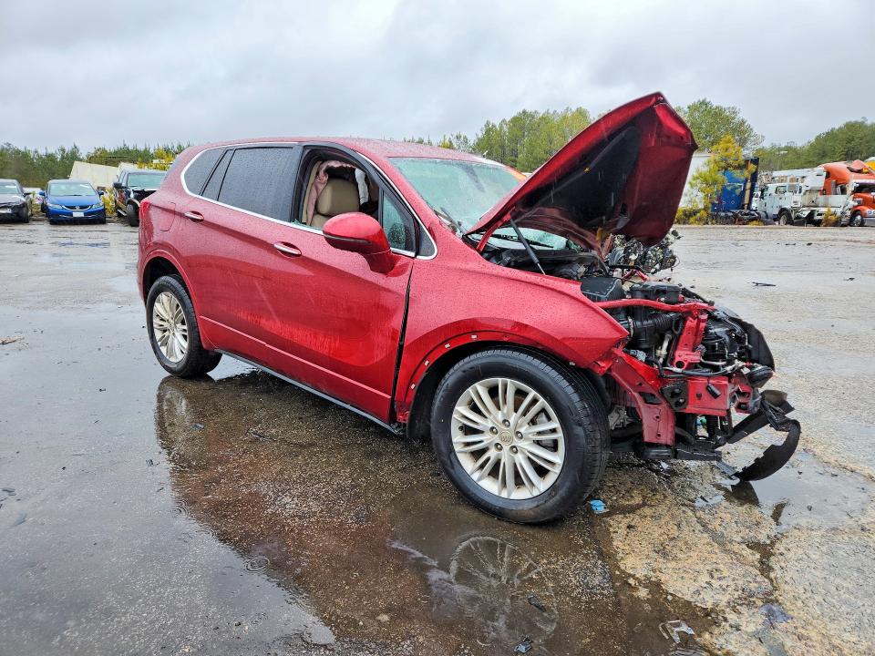 2018 Buick Envision VIN LRBFXBSA7JD057411 COPART salvage auction — FRONT END, Nc - Salvage Certificate Of Title, sold $150 on 2026-07-31 (photo 4)