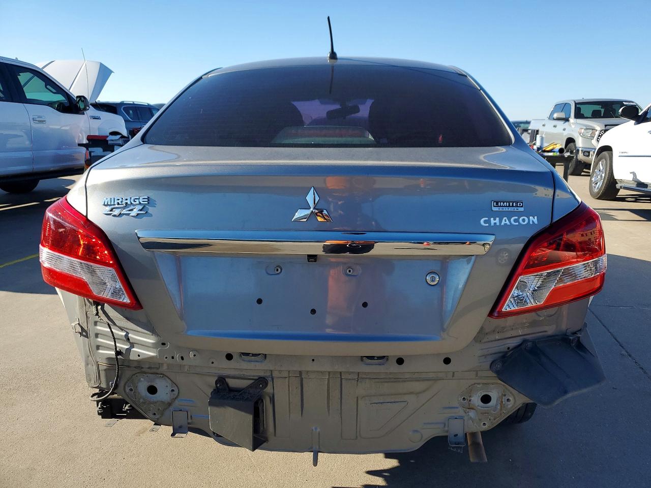 2020 Mitsubishi Mirage VIN ML32F4FJXLHF09216 COPART salvage auction — All Over, TX - SALVAGE VEHICLE TITLE, sold $1,200 on 2026-07-02 (photo 6)
