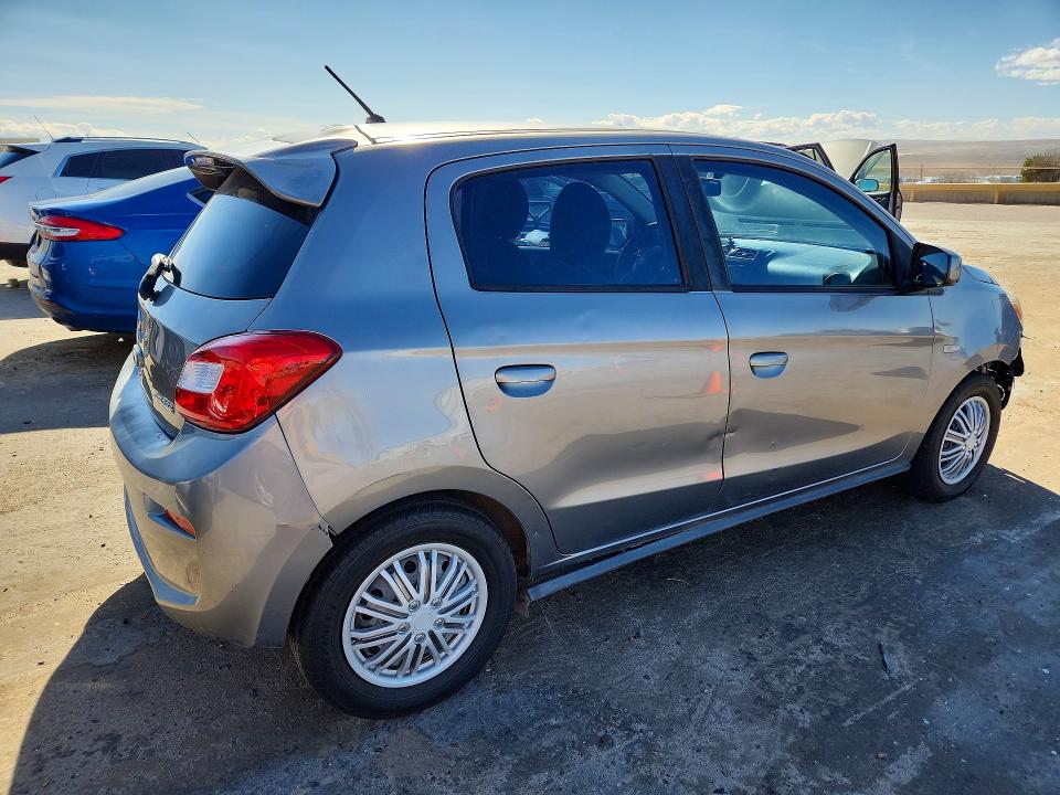 2017 Mitsubishi Mirage VIN ML32A3HJ6HH016840 COPART salvage auction — FRONT END, Nm - Certificate Of Title, sold $1,900 on 2026-07-18 (photo 3)