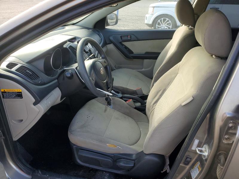 2010 Kia Forte VIN KNAFU4A2XA5162726 COPART salvage auction — FRONT END, Ca - Salvage Certificate, sold $325 on 2026-07-06 (photo 7)