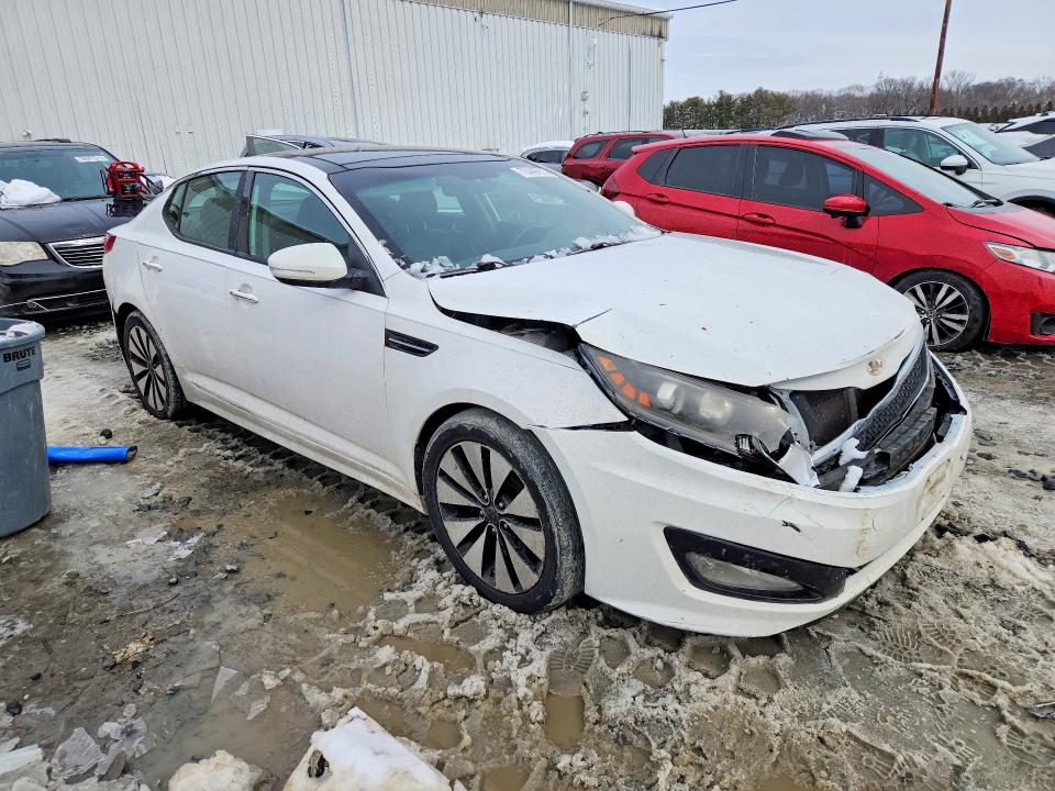 2012 Kia Optima VIN 5XXGR4A67CG008971 COPART salvage auction — FRONT END, Nj - Cert Of Title-Salvage, sold $475 on 2026-07-27 (photo 4)