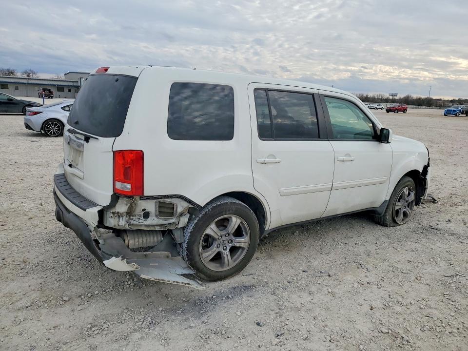 2012 Honda Pilot VIN 5FNYF3H50CB017101 COPART salvage auction — REAR END, Tx - Salvage Vehicle Title, sold $2,150 on 2026-07-09 (photo 3)