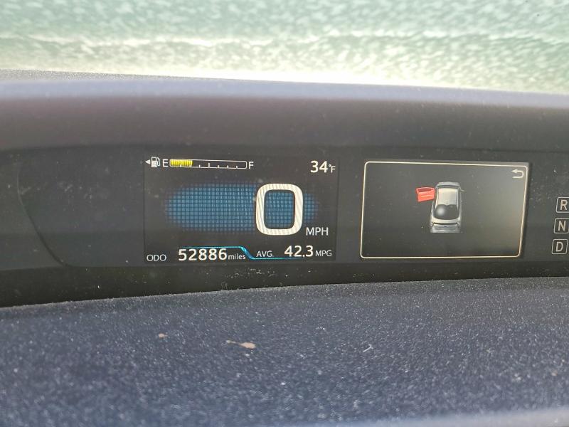 2016 Toyota Prius VIN JTDKARFU9G3015254 COPART salvage auction — FRONT END, Salvage Title, sold $2,950 on 2026-07-17 (photo 9)
