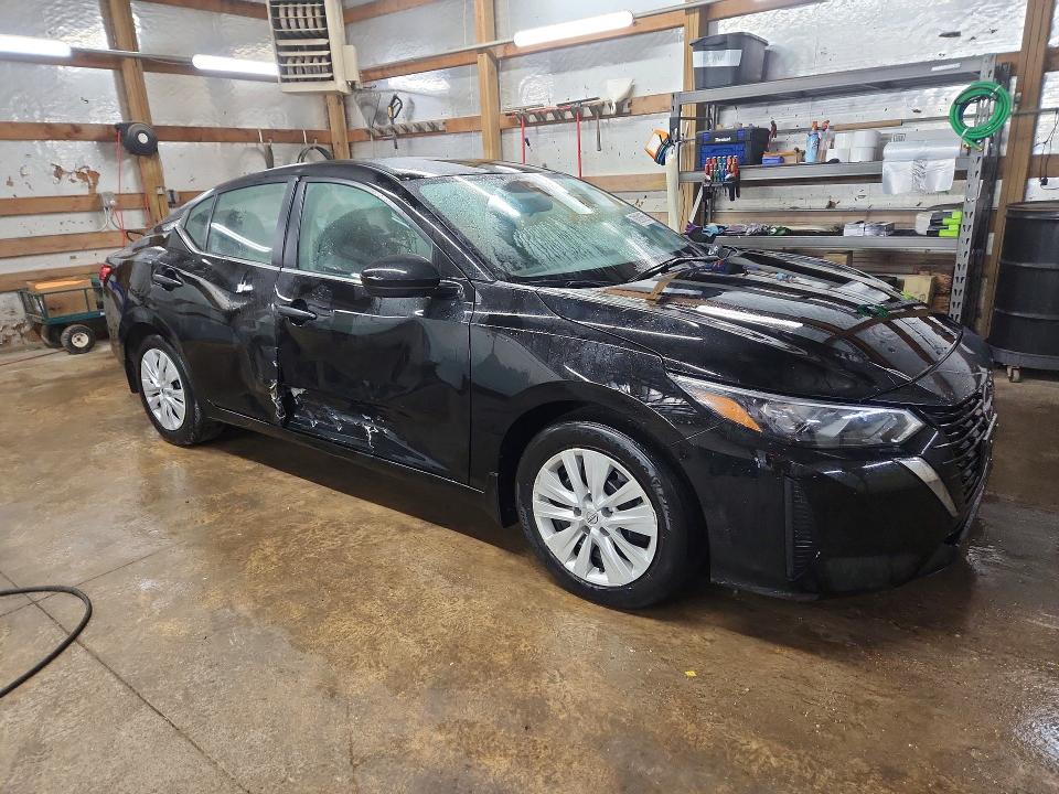 2025 Nissan Sentra VIN 3N1AB8BV2SY260627 COPART salvage auction — SIDE, Il - Salvage Certificate, sold $4,650 on 2026-08-24 (photo 4)