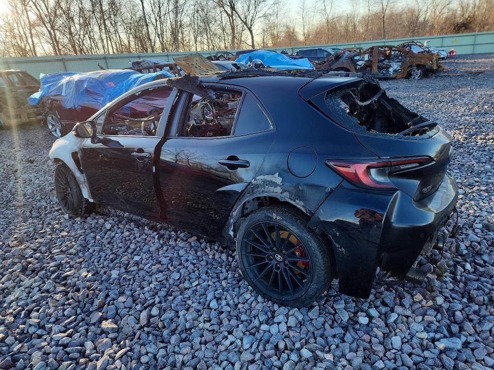 2025 Toyota Gr corolla VIN JTNABAAE7SA018311 COPART salvage auction — BURN, IL - SALVAGE CERTIFICATE, sold $175 on 2026-07-27 (photo 2)