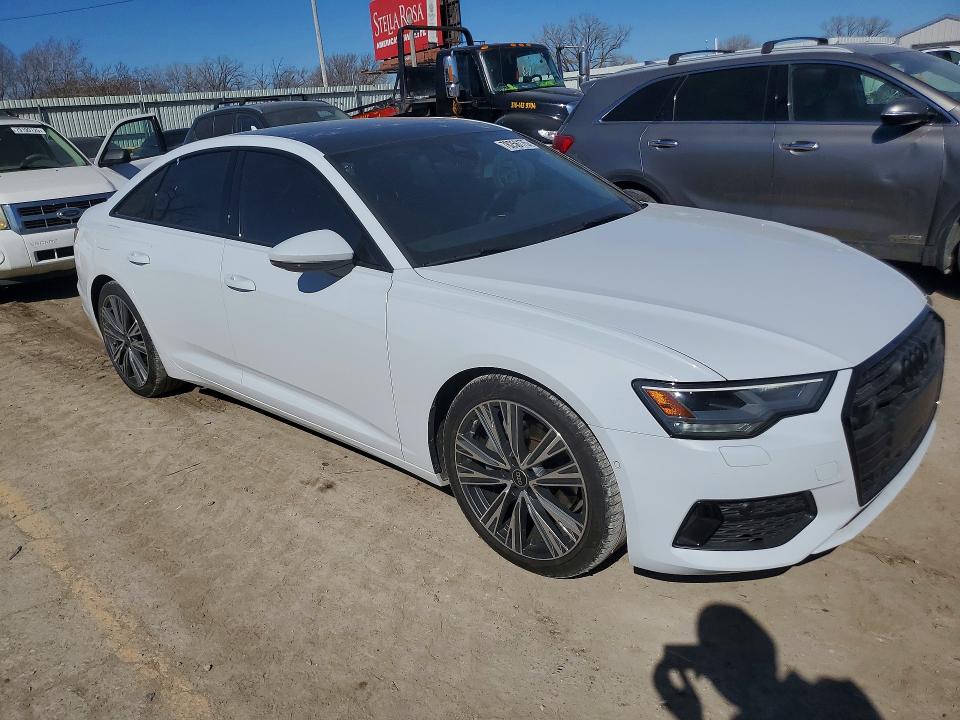 2023 Audi A6 VIN WAUE3BF29PN054165 COPART salvage auction — FRONT END, Ks - Cert Of Title-Salvage, sold $20,000 on 2026-07-08 (photo 4)