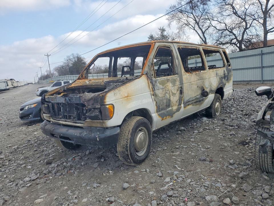 2001 Ford Econoline VIN 1FBSS31L91HA85134 COPART salvage auction — BURN, TN - NON-REPAIRABLE CERTIFICATE, sold $225 on 2026-07-27 (photo 1)