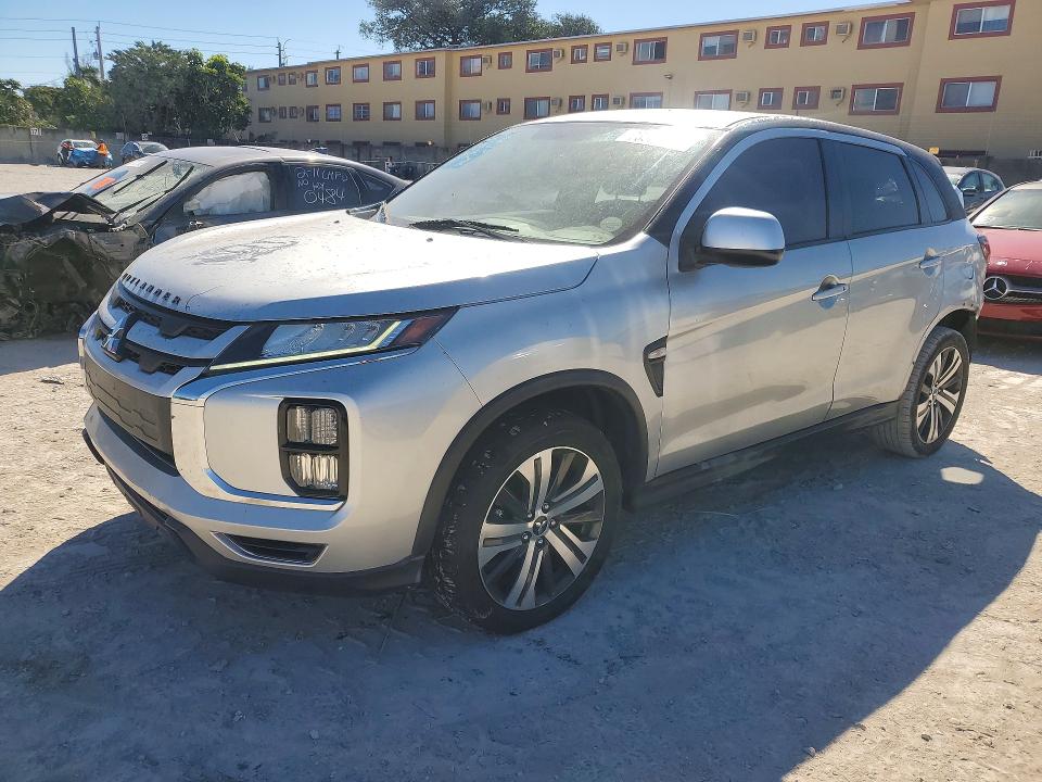 2020 Mitsubishi Outlander sport VIN JA4AP3AU0LU005967 COPART salvage auction — REAR END, FL - CERT OF TITLE SLVG REBUILDABLE, sold $1,500 on 2026-07-21 (photo 1)
