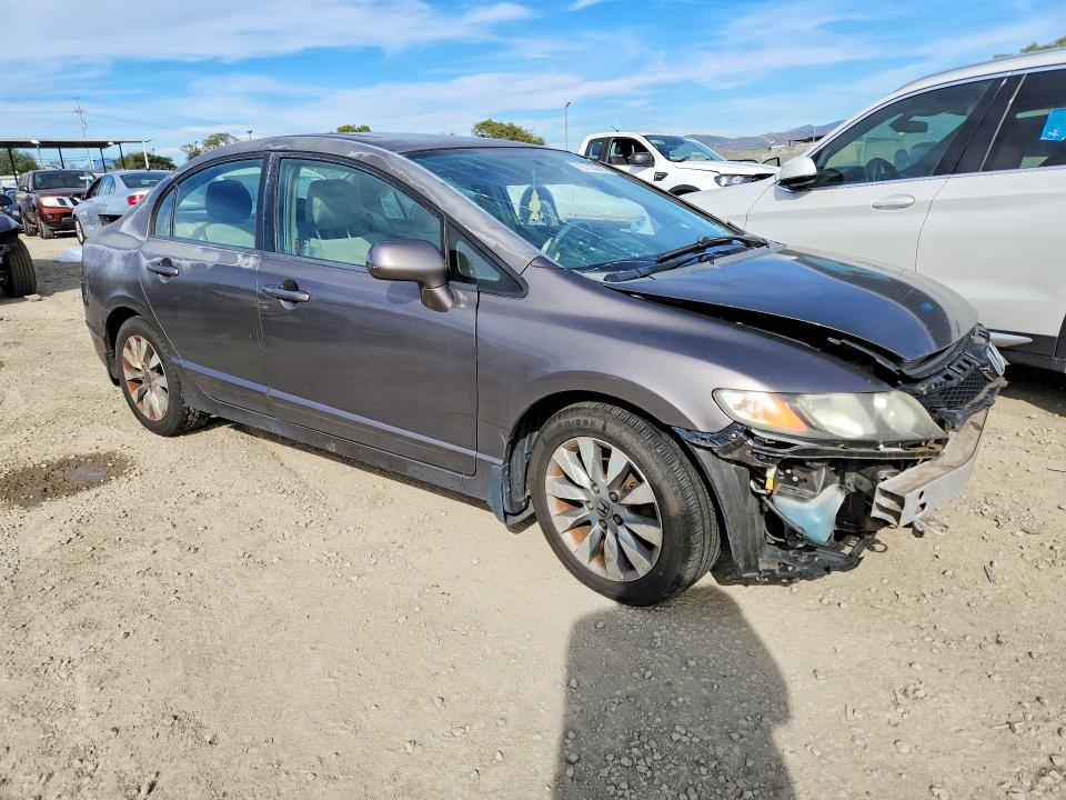 2009 Honda Civic VIN 2HGFA16829H528949 COPART salvage auction — FRONT END, Ca - Salvage Certificate, sold $125 on 2026-07-31 (photo 4)