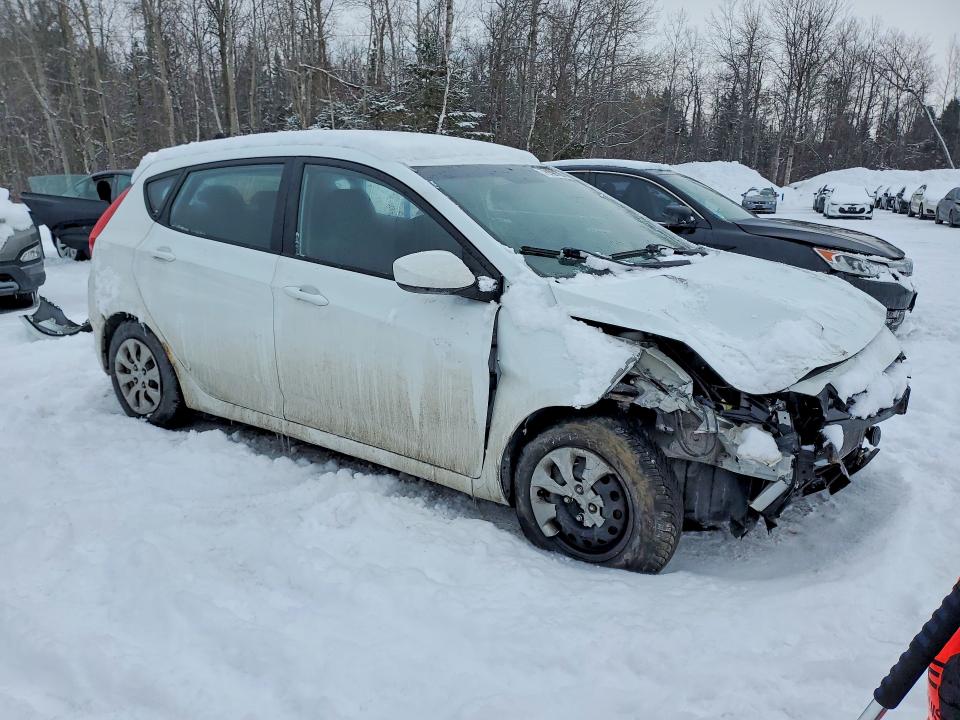 2016 Hyundai Accent VIN KMHCT5AEXGU238027 COPART salvage auction — FRONT END, Salvage Title, sold $700 on 2026-07-14 (photo 4)