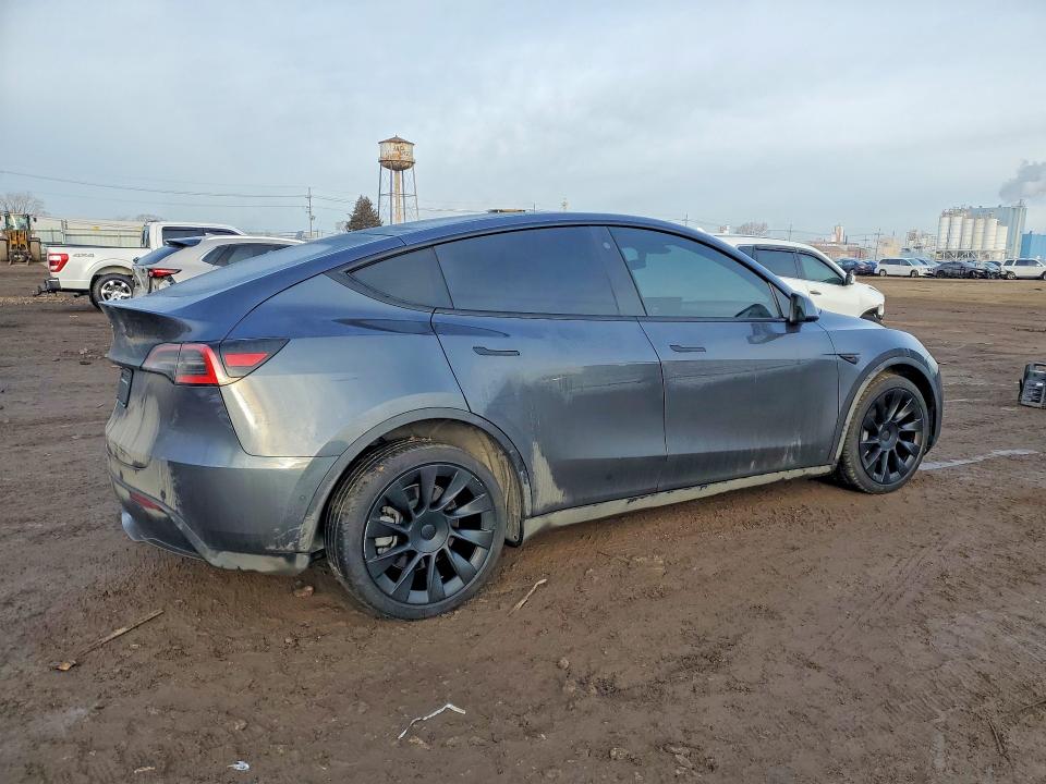 2021 Tesla Model y VIN 5YJYGDEE9MF089777 COPART salvage auction — FRONT END, Il - Salvage Certificate, sold $450 on 2026-07-22 (photo 3)