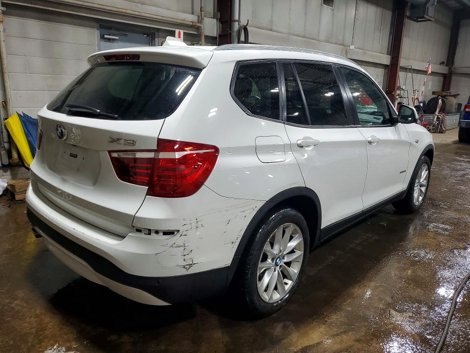 2016 BMW X3 VIN 5UXWX9C53G0D86877 COPART salvage auction — FRONT END, Ct - Cert Of Title-Salvage, sold $1,900 on 2026-07-07 (photo 3)