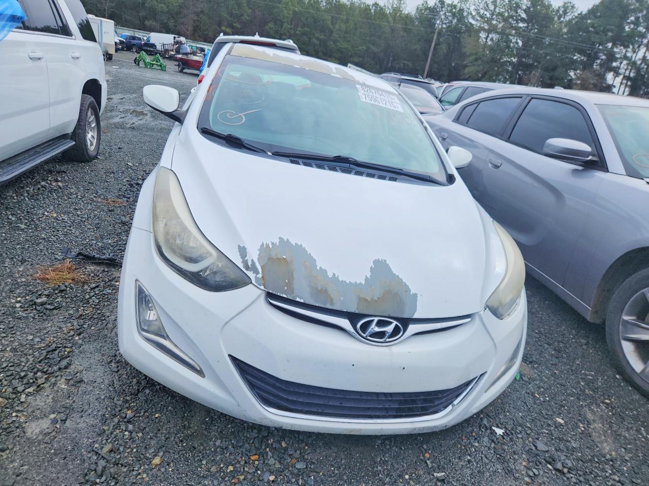 2014 Hyundai Elantra VIN 5NPDH4AE4EH462423 COPART salvage auction — Front End, LA - PERMIT TO SELL, sold $1,400 on 2026-07-09 (photo 5)
