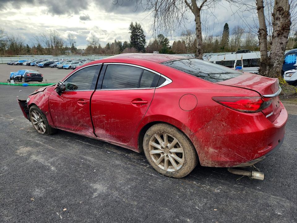 2016 Mazda 6 VIN JM1GJ1U56G1446262 COPART salvage auction — ROLLOVER, Or - Salvage Title Certificate, sold $450 on 2026-07-08 (photo 2)