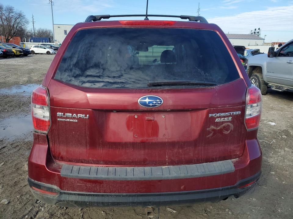 2014 Subaru Forester VIN JF2SJAEC3EH439430 COPART salvage auction — REAR END, Salvage Title, sold $525 on 2026-07-14 (photo 6)
