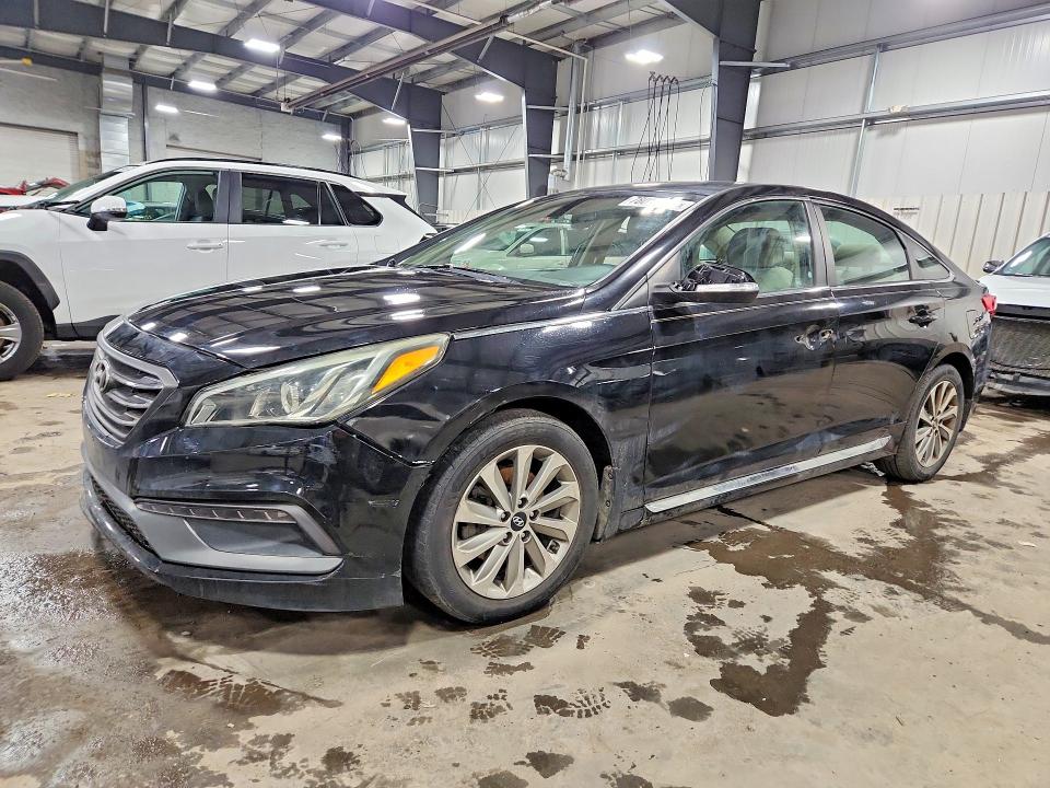 2017 Hyundai Sonata VIN 5NPE34AF7HH488532 COPART salvage auction — VANDALISM, Mn - Cert Of Title-Prior Salvage, sold $1,600 on 2026-07-09 (photo 1)