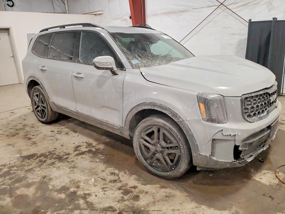2024 Kia Telluride VIN 5XYP3DGCXRG535969 COPART salvage auction — FRONT END, Ma - Cert Of Title-Salvage, sold $7,200 on 2026-07-06 (photo 4)