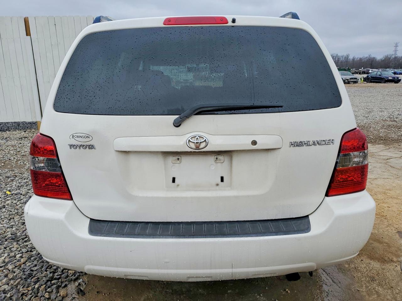 2006 Toyota Highlander VIN JTEGD21A260151254 COPART salvage auction — Top/Roof, TN - SALVAGE CERTIFICATE, sold $1,500 on 2026-07-09 (photo 6)
