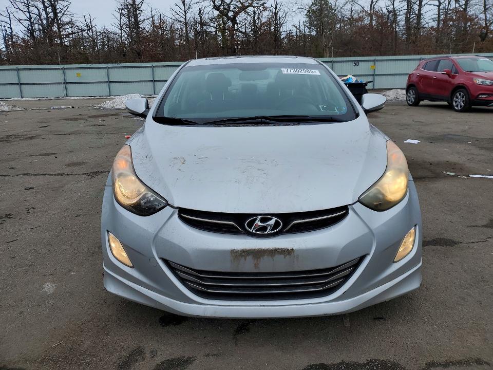 2013 Hyundai Elantra VIN KMHDH4AE4DU634952 COPART salvage auction — UNDERCARRIAGE, Salvage Title, sold $3,000 on 2026-07-20 (photo 5)