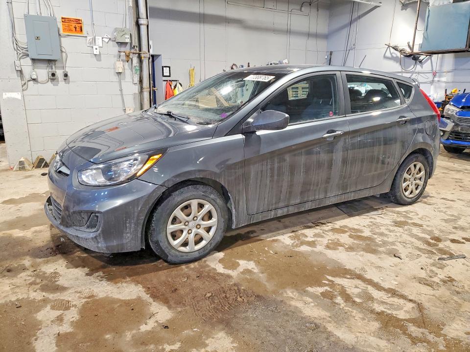2013 Hyundai Accent VIN KMHCT5AE7DU096943 COPART salvage auction — FRONT END, Ns - Salvage Title, sold $900 on 2026-07-16 (photo 1)