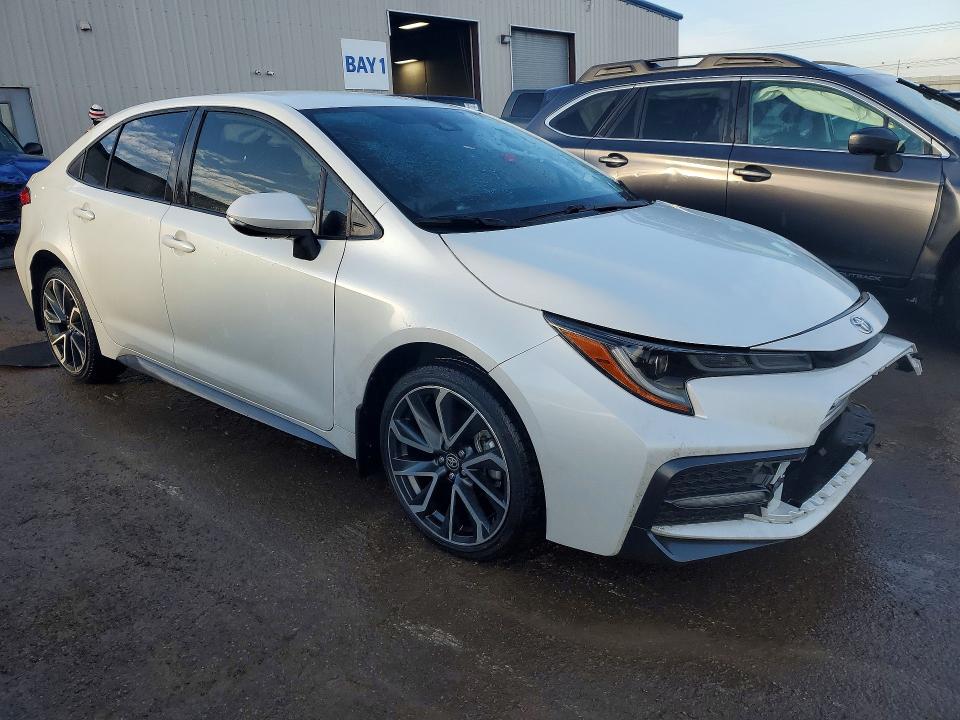 2022 Toyota Corolla VIN JTDS4MCE2NJ083587 COPART salvage auction — FRONT END, Il - Salvage Certificate, sold $3,400 on 2026-07-30 (photo 4)