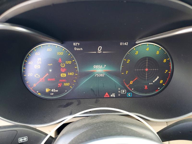 2020 Mercedes-benz Glc class VIN WDC0J8EB8LF714573 COPART salvage auction — FRONT END, Ca - Dis/Dlr/Exp Only Clean Title, sold $10,600 on 2026-07-29 (photo 9)