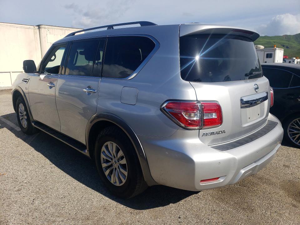 2017 Nissan Armada VIN JN8AY2NC3H9504629 COPART salvage auction — MINOR DENT/SCRATCHES, Ca - Dis/Dlr/Exp App For Dup Clean, sold $3,800 on 2026-07-28 (photo 2)