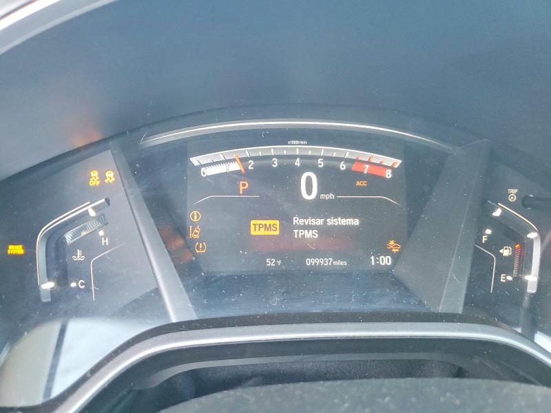 2019 Honda Cr-v VIN 5J6RW1H50KA042977 COPART salvage auction — FRONT END, Nv - Salvage Title, sold $6,400 on 2026-07-09 (photo 9)