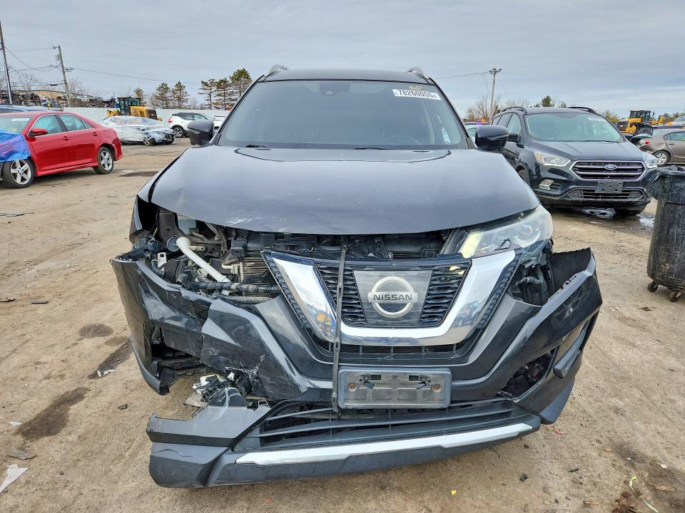 2017 Nissan Rogue VIN JN8AT2MV1HW279713 COPART salvage auction — FRONT END, Nj - Cert Of Title-Salvage, sold $1,650 on 2026-07-10 (photo 5)
