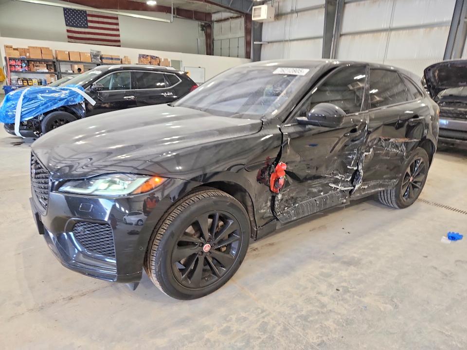 2021 Jaguar F-pace VIN SADCT2FU3MA665697 COPART salvage auction — SIDE, NE - CERT OF TITLE-SALVAGE, sold $4,950 on 2026-07-28 (photo 1)