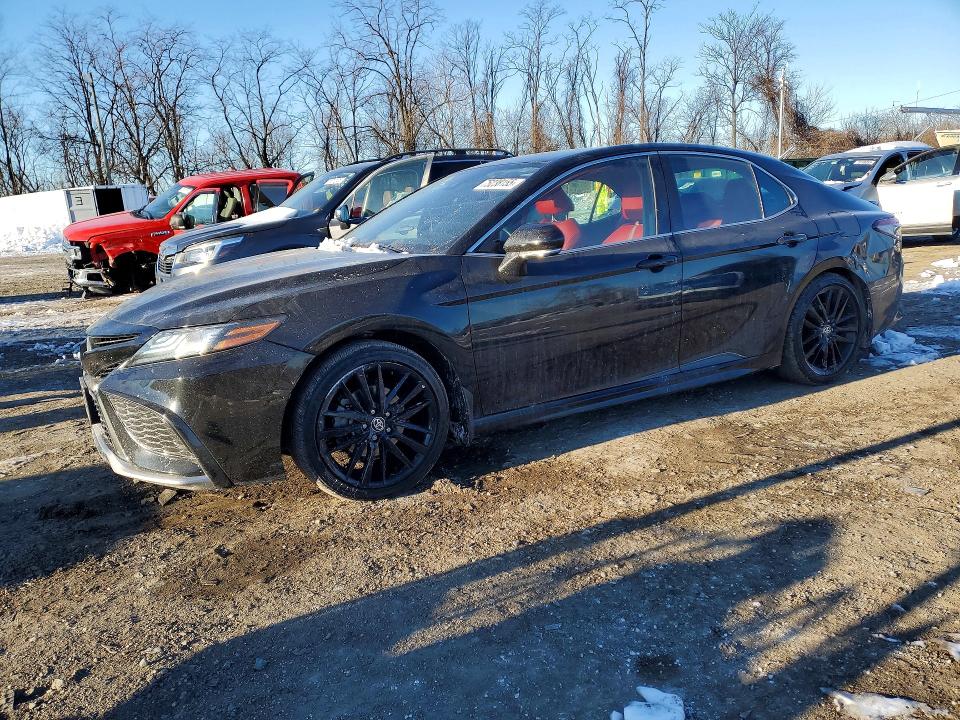 2022 Toyota Camry VIN 4T1K61AK9NU707333 COPART salvage auction — FRONT END, Md - Cert Of Salvage > 75% Damage, sold $8,400 on 2026-07-02 (photo 1)